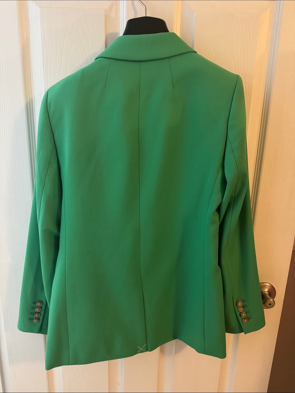 J. Crew Bright Green Single-Button Women's Blazer - Picture 3 of 3